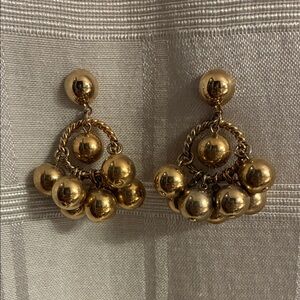 Elegant Gold Dangle Earrings